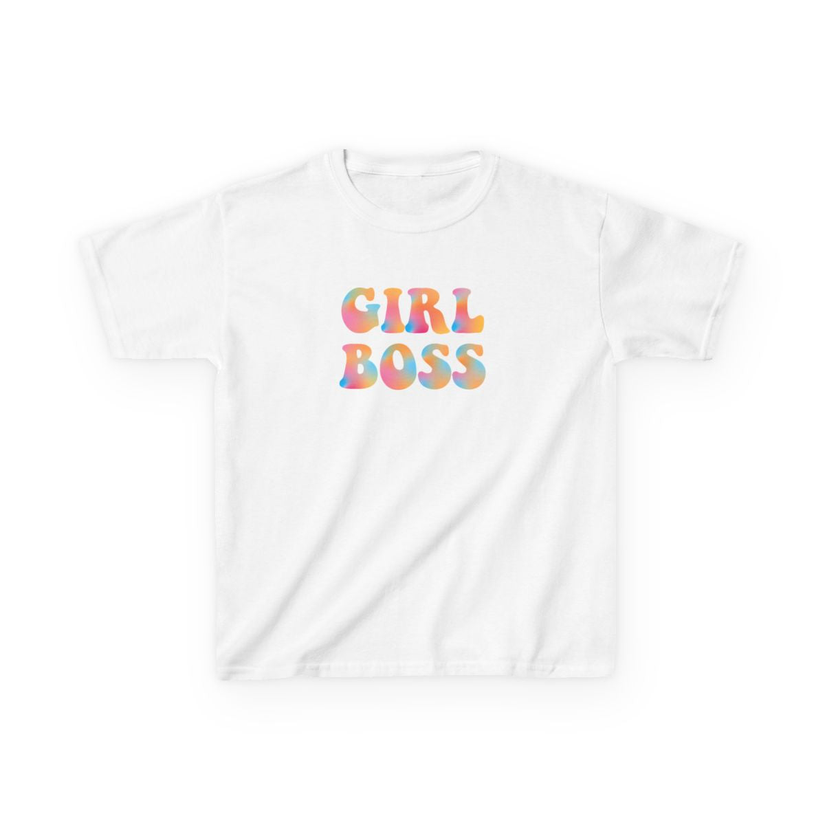 Girl Boss - Aesthetic Quote Kids T-Shirt