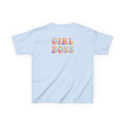 Girl Boss - Aesthetic Quote Kids T-Shirt 8