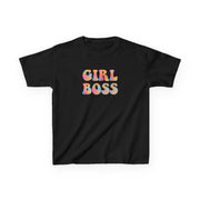 Girl Boss - Aesthetic Quote Kids T-Shirt 5