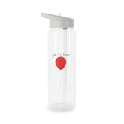 Time To Float - Clown Clear Water Bottle 6
