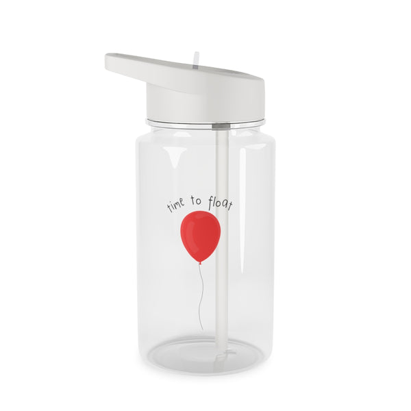 Time To Float - Clown Clear Water Bottle