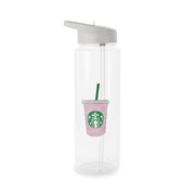 Coffee Pinkity Drinkity - James Charles Clear Water Bottle 6