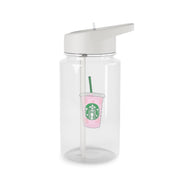 Coffee Pinkity Drinkity - James Charles Clear Water Bottle 2