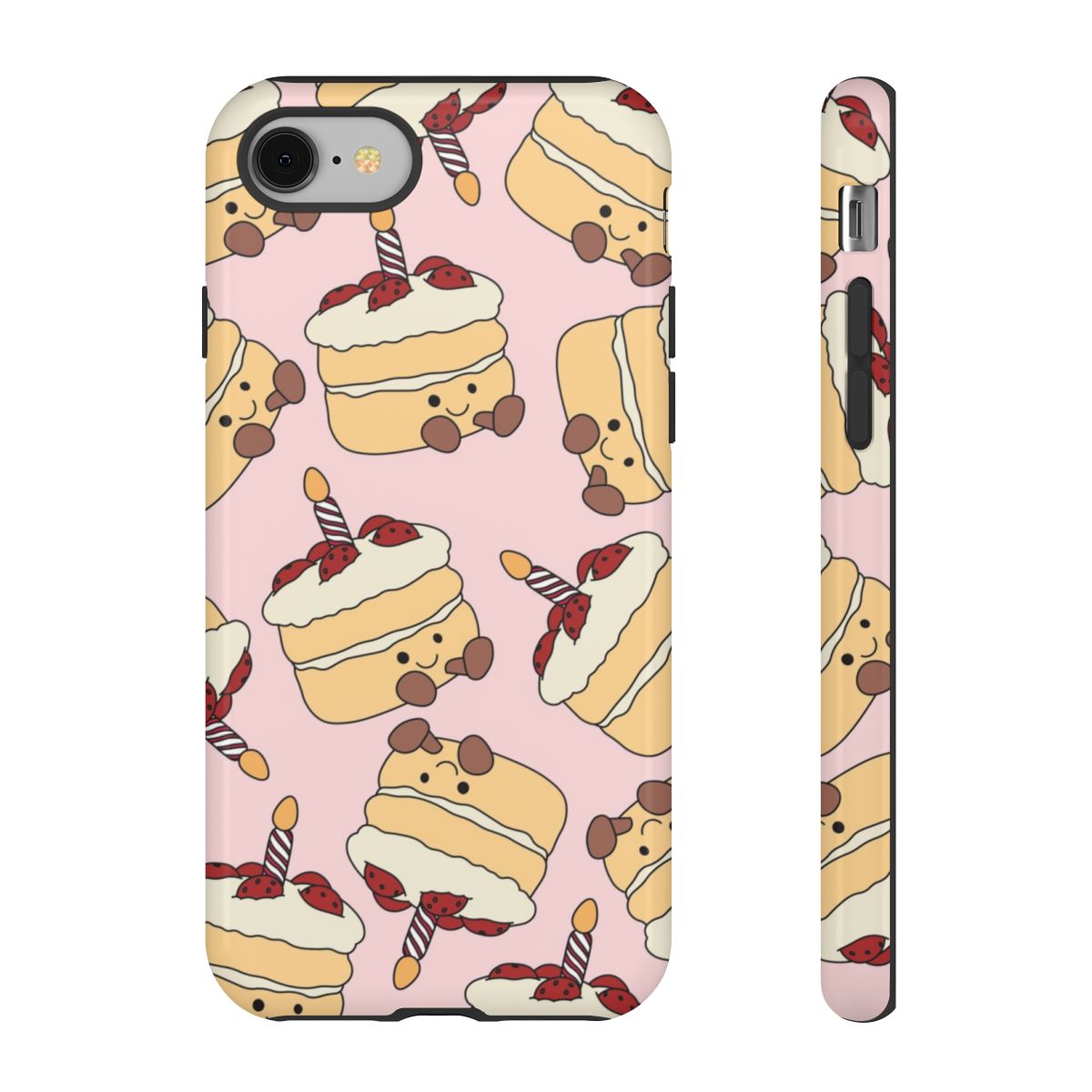 Cake Pattern - Plushy Phone Case