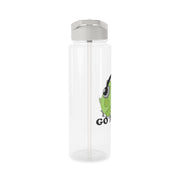 Go Away Grumpy Frog  Clear Water Bottle 8