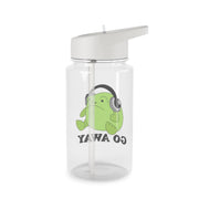 Go Away Grumpy Frog  Clear Water Bottle 2