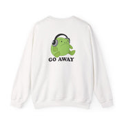 Go Away Grumpy Frog  Sweatshirt 2