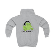 Go Away Grumpy Frog  Kids Hoodie 4