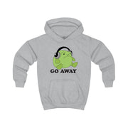 Go Away Grumpy Frog  Kids Hoodie 3