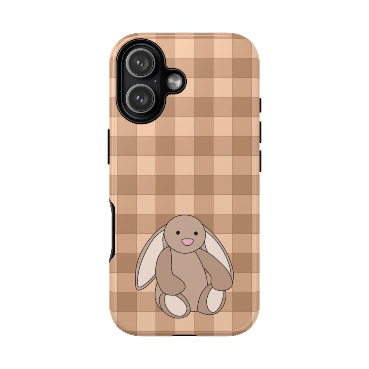 Bunny Checkered Pattern Phone Case