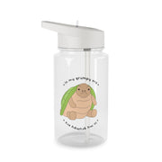 Grumpy Era Turtle Clear Water Bottle 1