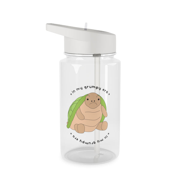 Grumpy Era Turtle Clear Water Bottle