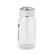 Hot Cocoa Plush Quote Clear Water Bottle 4