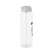 Hot Cocoa Plush Quote Clear Water Bottle 8