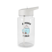 Hot Cocoa Plush Quote Clear Water Bottle 2