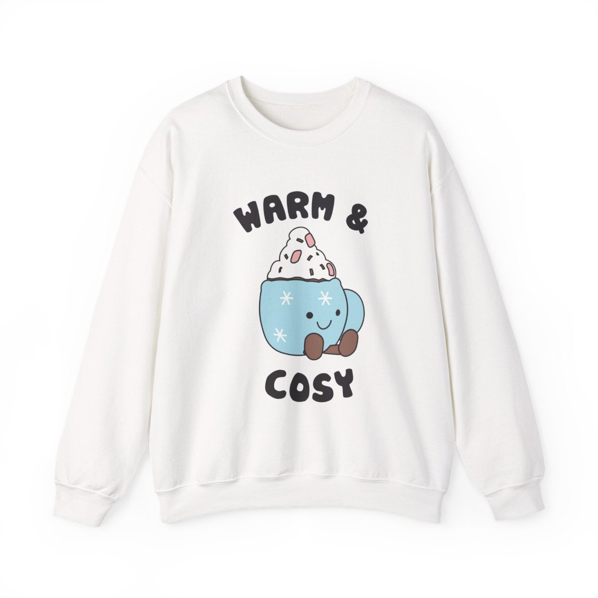 Hot Cocoa Plush Quote Sweatshirt
