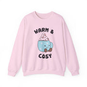 Hot Cocoa Plush Quote Sweatshirt 7