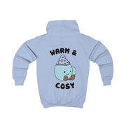 Hot Cocoa Plush Quote Kids Hoodie 6