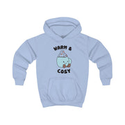 Hot Cocoa Plush Quote Kids Hoodie 5