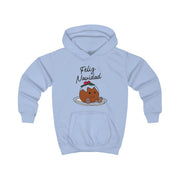 Christmas Pudding Plush Kids Hoodie 5