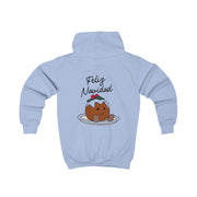 Christmas Pudding Plush Kids Hoodie 6