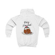 Christmas Pudding Plush Kids Hoodie 2