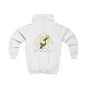 Christmas Bunny Stars Plush Kids Hoodie 2