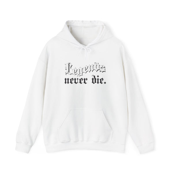Legends Never Die - Juice Hoodie White Front