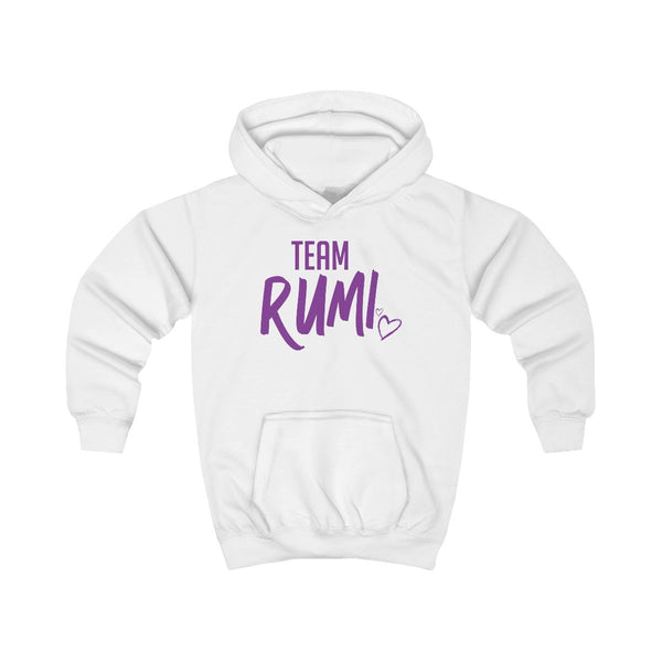 Team Rumi Kids Hoodie White Front