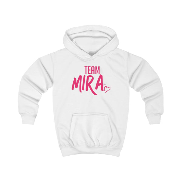 Team Mira Kids Hoodie White Front