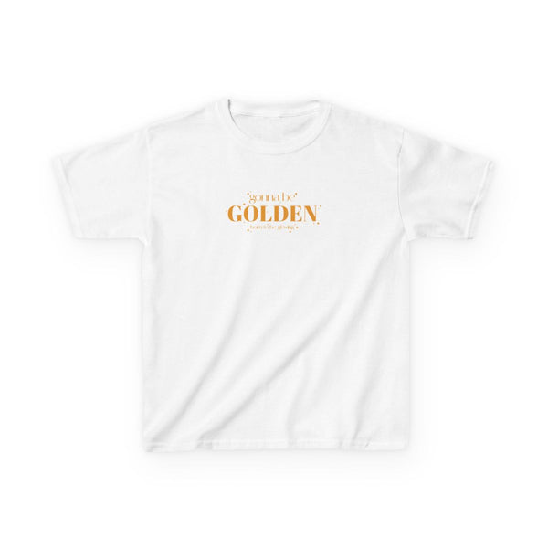 Gonna Be Golden Kids T-Shirt White Front