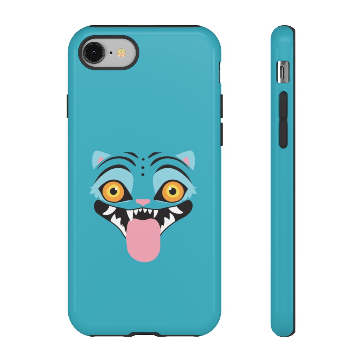 Demon Cat Face Phone Case