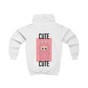 Cute Pink Monster Kids Hoodie 2