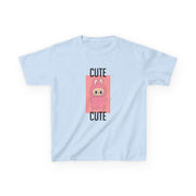 Cute Pink Monster Kids T-Shirt 5