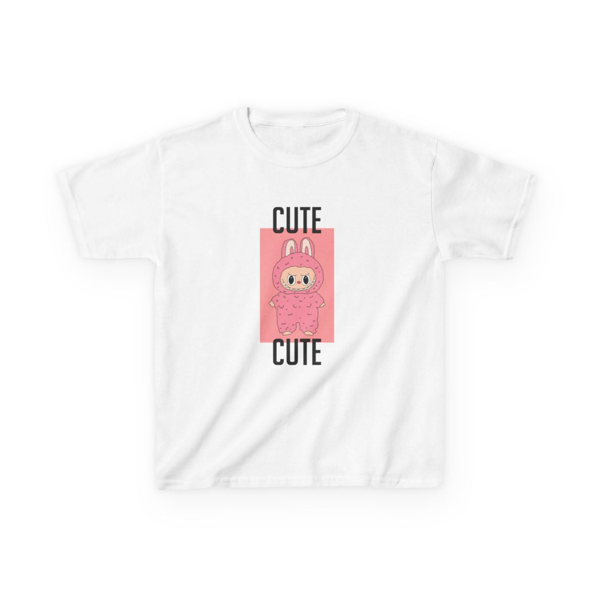 Cute Pink Monster Kids T-Shirt