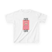 Cute Pink Monster Kids T-Shirt 1