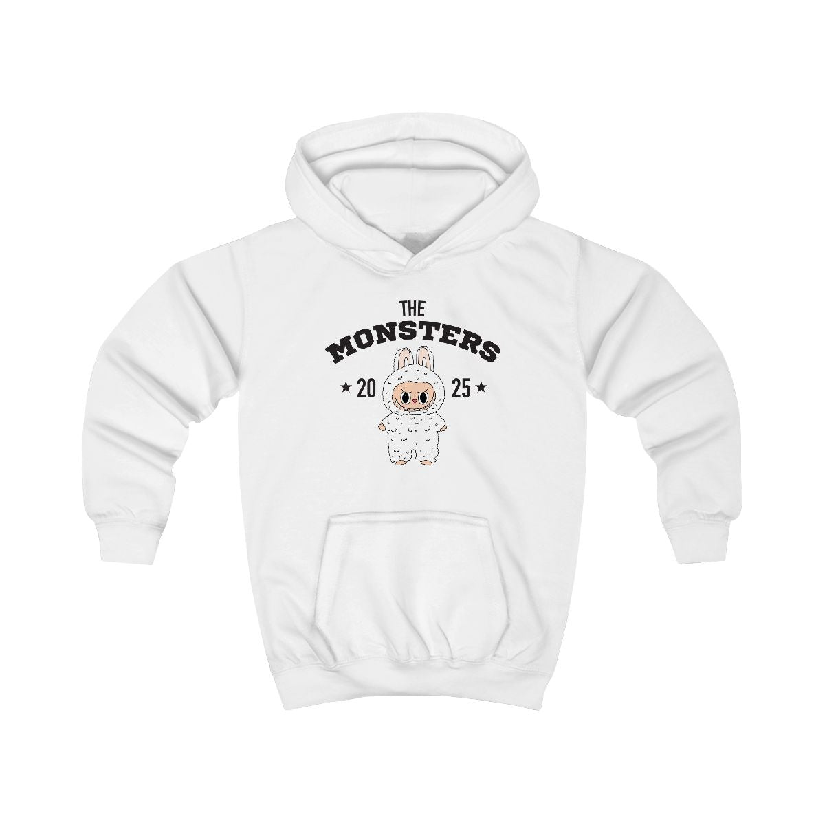 Cute Monster 2025 Pink Kids Hoodie