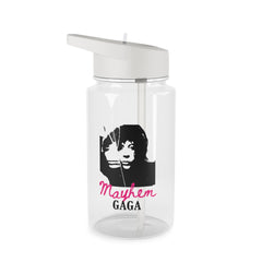 Pink Mayhem Gaga Clear Water Bottle