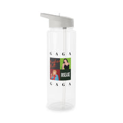 Gaga Collage Clear Water Bottle 6