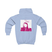 Pink Gaga Silhouette  Kids Hoodie 8