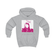 Pink Gaga Silhouette  Kids Hoodie 3