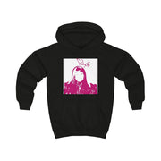 Pink Gaga Silhouette  Kids Hoodie 5