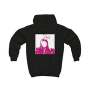 Pink Gaga Silhouette  Kids Hoodie 6