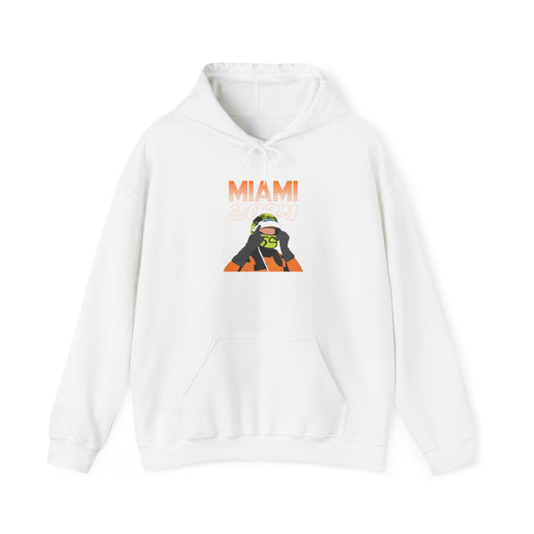 Miami 2024 Hoodie White Front
