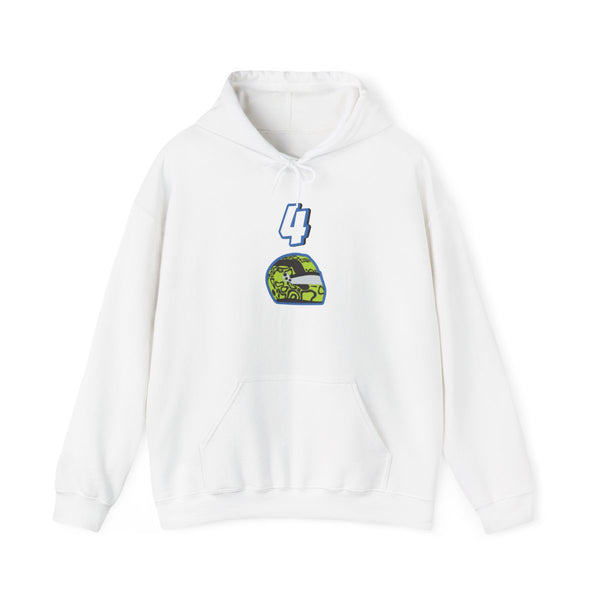 Helmet 4 Hoodie White Front