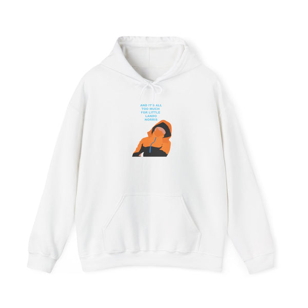And It's All Too Much Hoodie White Front