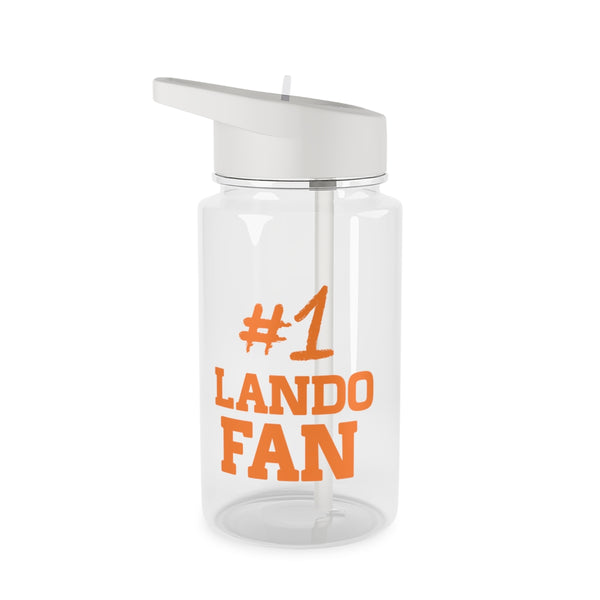 #1 Lando Fan Clear Water Bottle