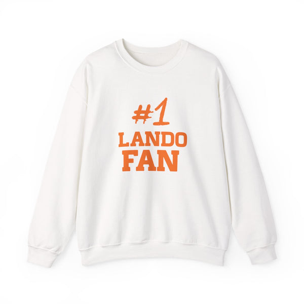 #1 Lando Fan Sweatshirt White Front