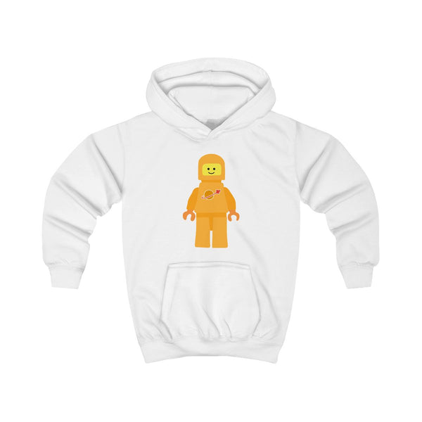 Astronaut - Bricks Kids Hoodie White Front
