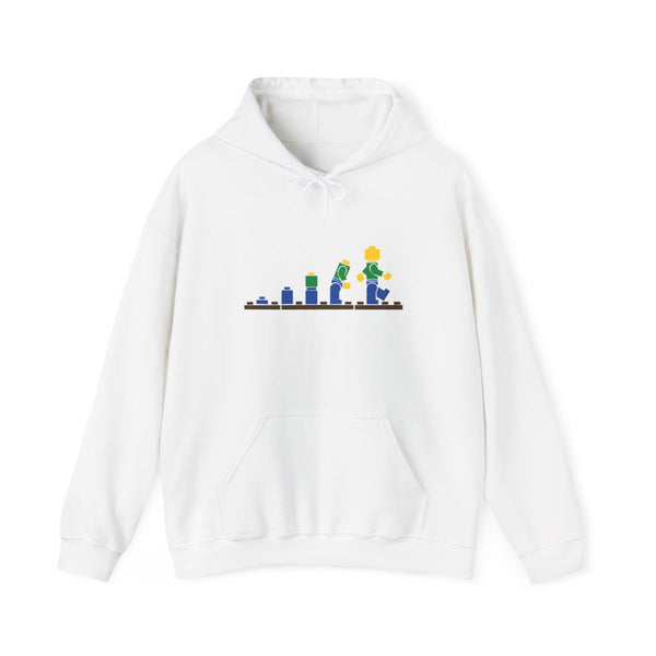 Building - Bricks Hoodie White Front